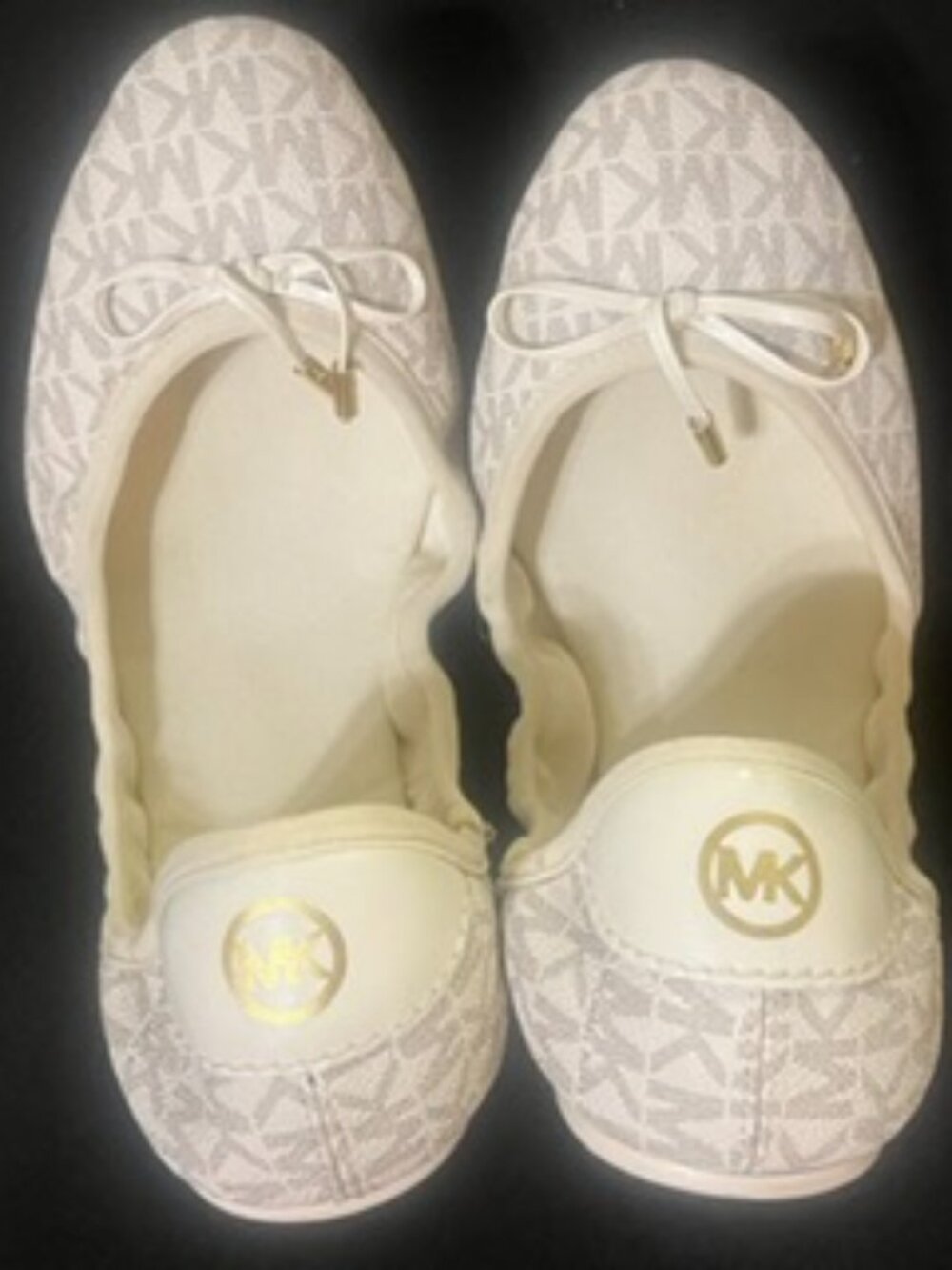 Michael Kors Logo City Ballet Flats